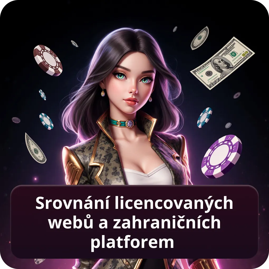 Srovnání licencovaných webů a zahraničních platforem